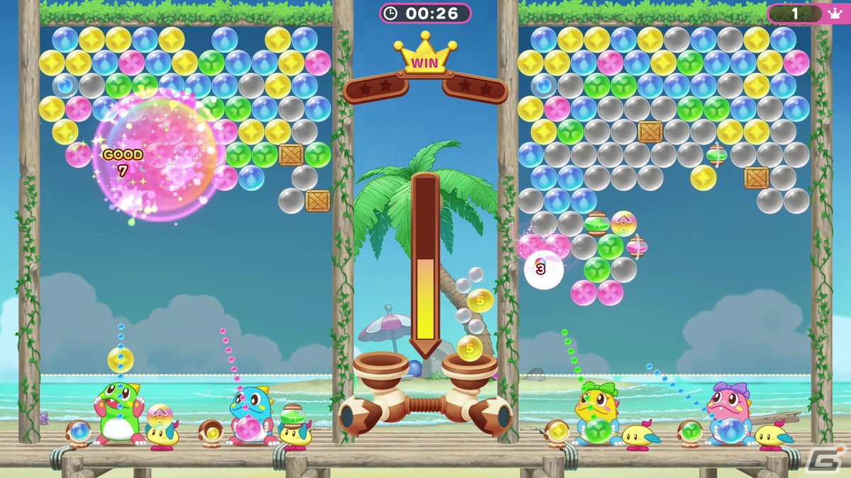 「パズルボブル エブリバブル!」のキービジュアルが公開！シリーズ初となる2vs2の協力対戦プレイ動画もの画像5