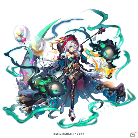 「神姫PROJECT」最大110連！「無料10連ガチャ」が開催―「バイアティス」「マモン」がハロウィン衣装で登場の画像3