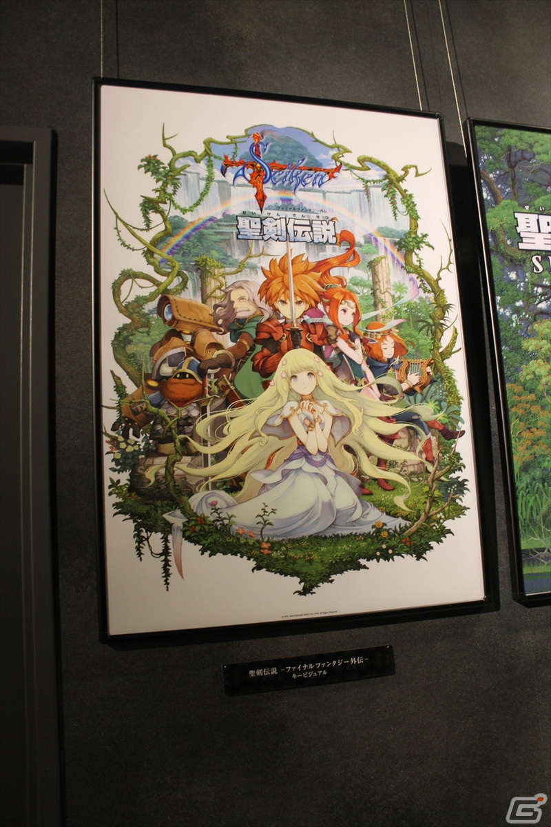 歴代キービジュアルも展示！リリース半年を記念した「聖剣伝説 ECHOES of MANA」×スクエニカフェの模様をお届けの画像16