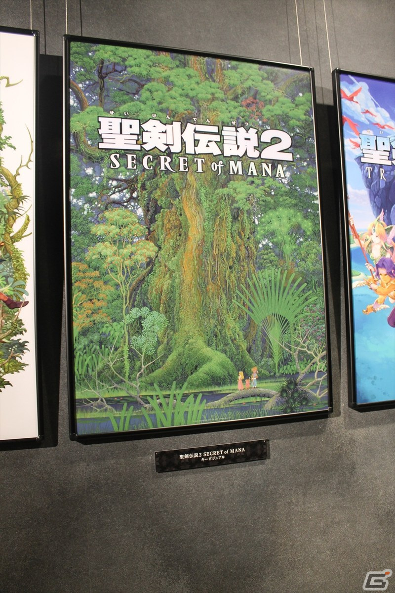 歴代キービジュアルも展示！リリース半年を記念した「聖剣伝説 ECHOES of MANA」×スクエニカフェの模様をお届けの画像17