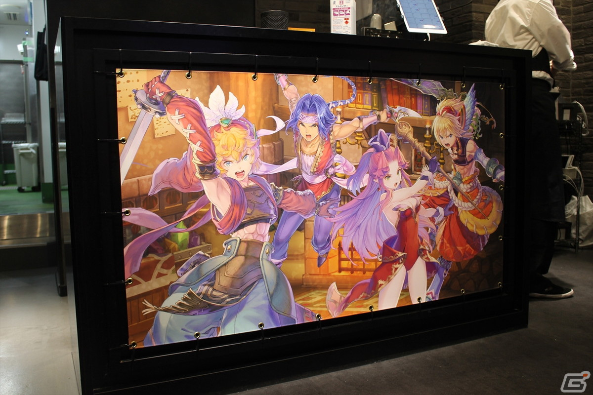 歴代キービジュアルも展示！リリース半年を記念した「聖剣伝説 ECHOES of MANA」×スクエニカフェの模様をお届けの画像3