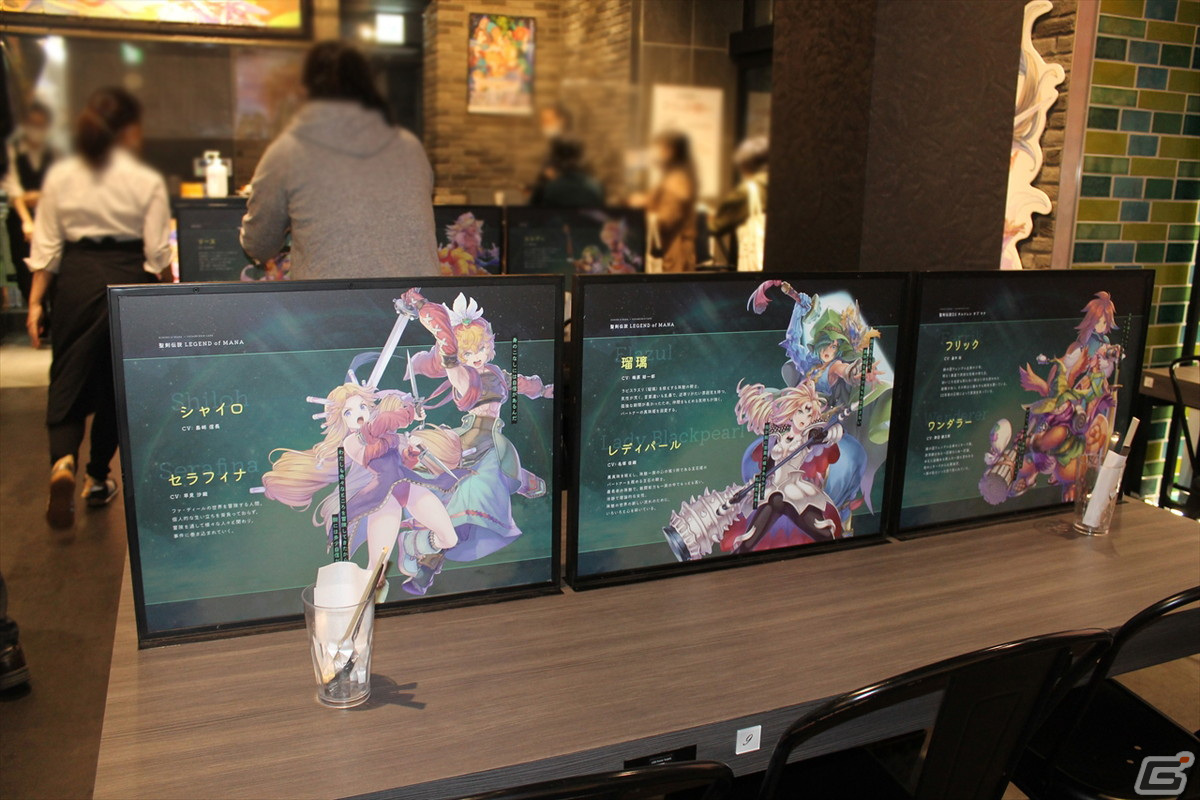 歴代キービジュアルも展示！リリース半年を記念した「聖剣伝説 ECHOES of MANA」×スクエニカフェの模様をお届けの画像7