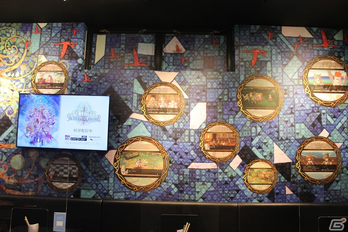 歴代キービジュアルも展示！リリース半年を記念した「聖剣伝説 ECHOES of MANA」×スクエニカフェの模様をお届けの画像8