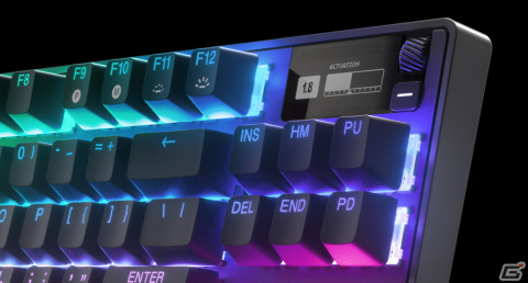 SteelSeriesからゲーミングキーボード「Apex Pro TKL 2023」が登場―OmniPoint2.0を搭載し従来と比べて11倍速く反応の画像9