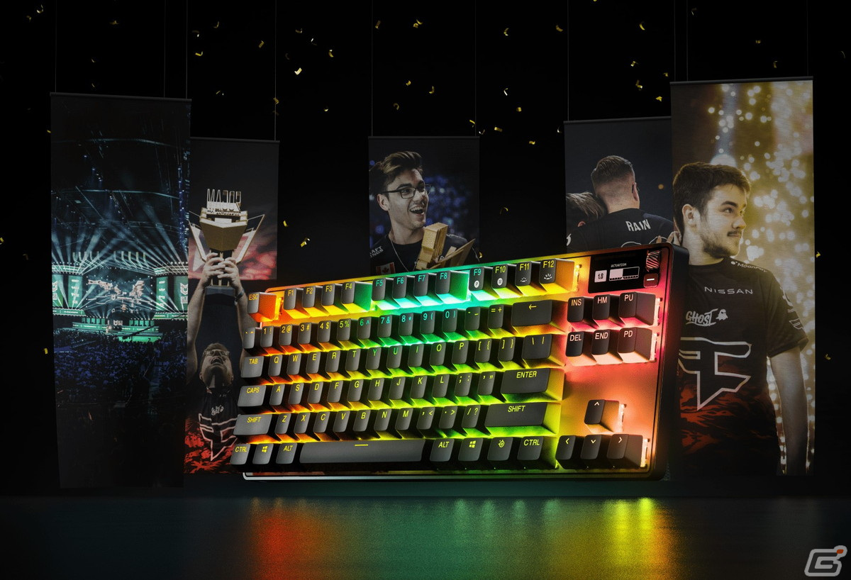 SteelSeriesからゲーミングキーボード「Apex Pro TKL 2023」が登場―OmniPoint2.0を搭載し従来と比べて11倍速く反応の画像2