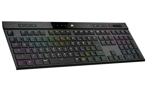 薄型メカニカルゲーミングキーボード「CORSAIR K100 AIR WIRELESS」が11月5日に発売―わずか11～17mmの極薄筐体