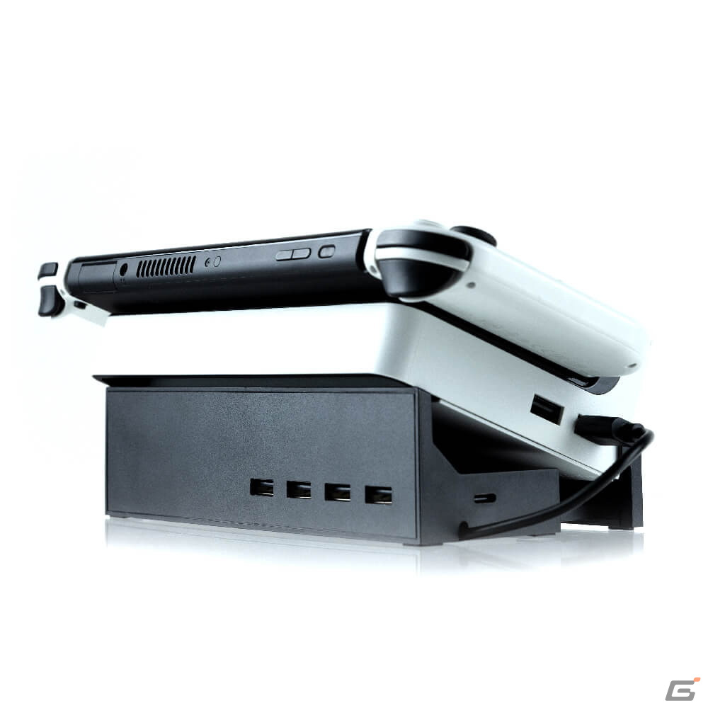 ヨコ置きにすると“いい角度”でSwitchを取り出しやすい「Switch 有機ELモデルドック用 寝かせて立たせて 2Way スタンドハブ」が発売！の画像6