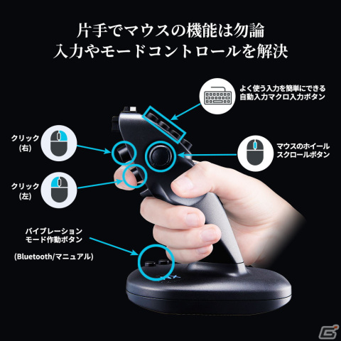 ジョイスティックとPCマウスが融合―STGに最適なFULL3Dモーション認識マウス「NEXTICK2.0」の先行販売がMakuakeにて開始の画像4