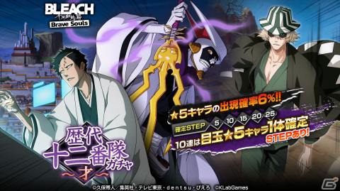 「BLEACH Brave Souls」全世界累計DL数が7,000万DLを突破！涅マユリや浦原喜助、阿近が新たな★5キャラとして登場の画像5