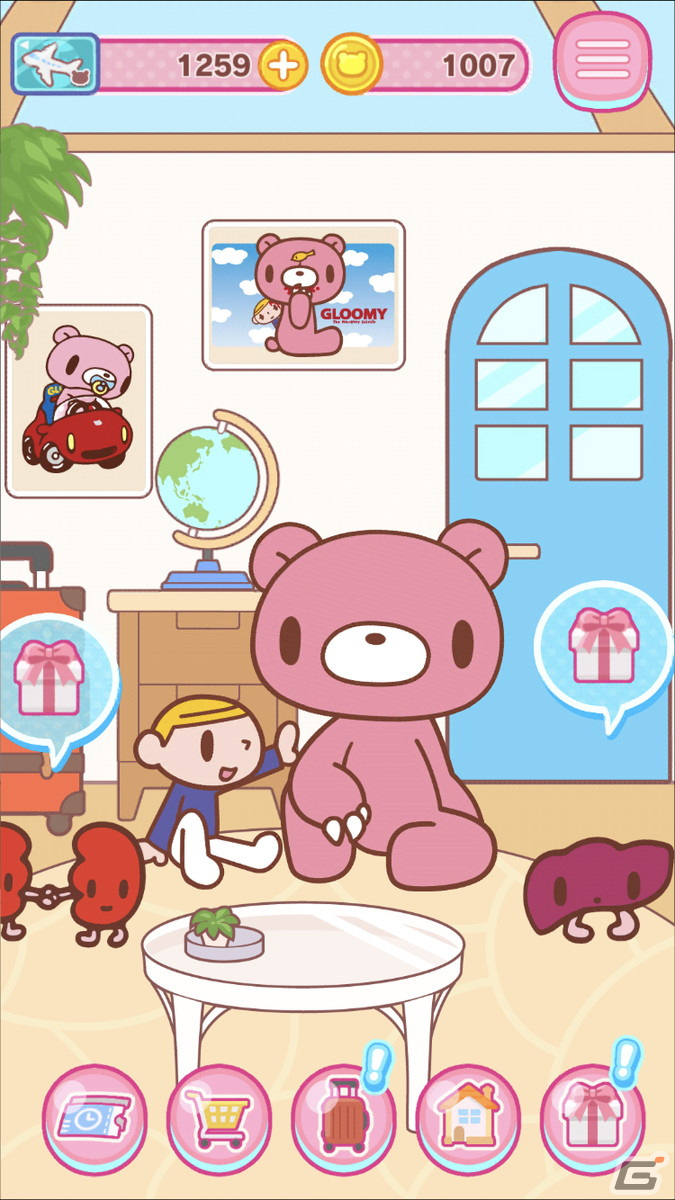 「いたずらぐまのグル～ミ～」を題材とした放置ゲーム「グル～ミ～のじゃじゃぐまジャ～ニ～」がサービス開始の画像2