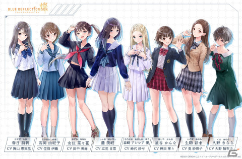 「BLUE REFLECTION SUN/燦」がついに始動！瀟 美岐（CV：立花日菜）などキャラクター情報が公開、CBT募集もの画像3