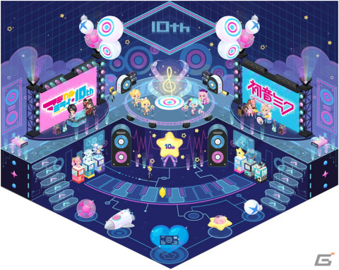「LINE プレイ」10周年を記念して初音ミクとのコラボが開始！初音ミクの楽曲で遊べるリズムゲームが登場の画像3