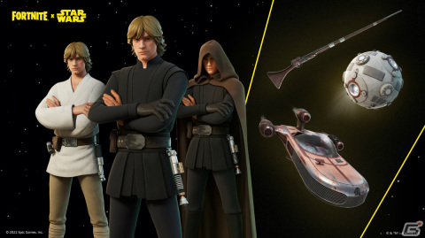 「フォートナイト」にてスカイウォーカーウィークが実施!ルークやレイア、ソロのコスチュームなどが登場の画像2