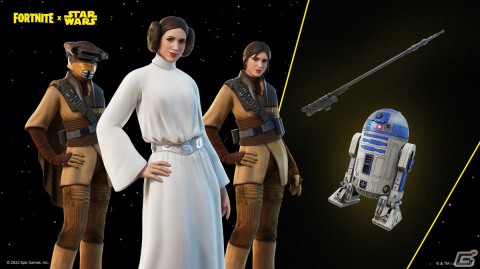 「フォートナイト」にてスカイウォーカーウィークが実施!ルークやレイア、ソロのコスチュームなどが登場の画像3