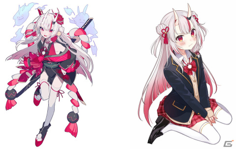 「カプとれ」でホロライブ所属VTuber百鬼あやめさんとのコラボが11月4日より開始！描きおろしイラストのプライズ景品が登場の画像2
