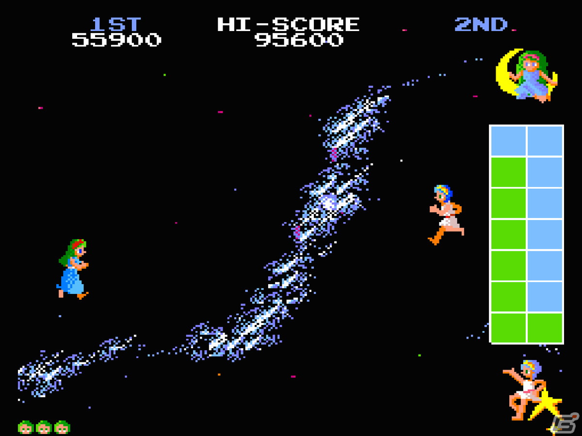 「アーケードアーカイブス 悪戯天使」がPS4/Switchで11月4日より配信！星を繋げて星座を完成させるアクションゲームの画像6