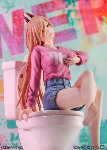 TVアニメ「チェンソーマン」より「血の魔人」パワーが1/7スケールフィギュアに！購入特典はニャーコ ミニフィギュアの画像3