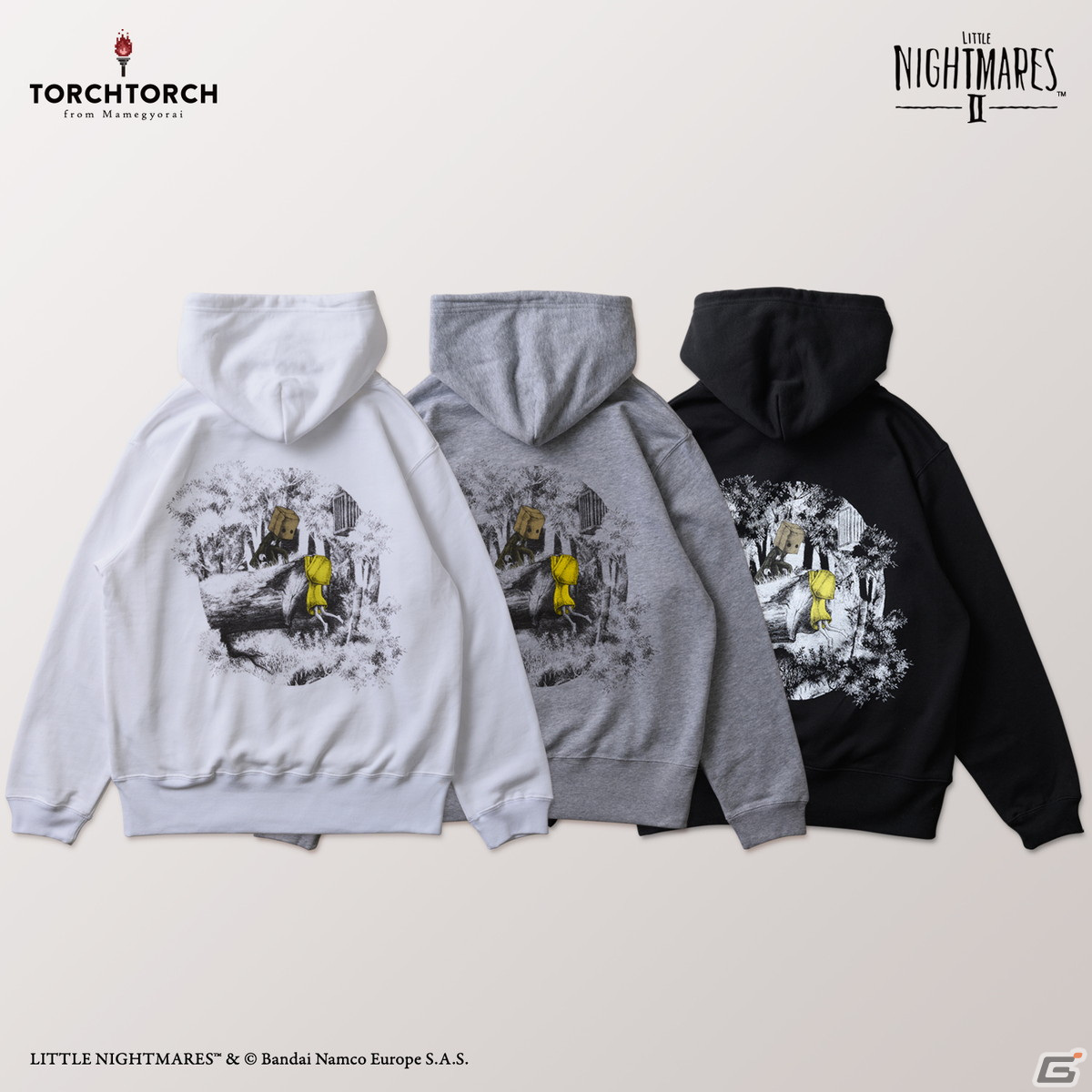 「リトルナイトメア」描き下ろしオリジナルイラストのコラボパーカー2種がTORCH TORCHより2023年1月に発売！の画像38