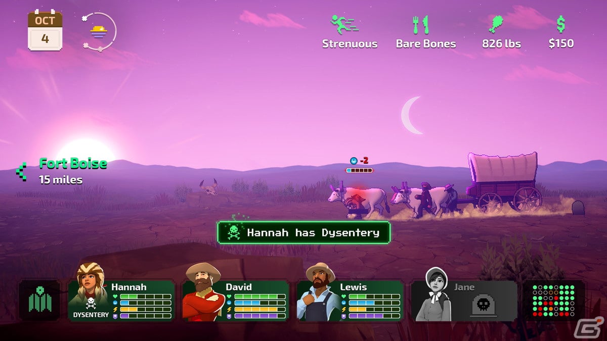 Steam版「The Oregon Trail」が11月14日より配信！トレイルを旅して困難を乗り越えながら西部を目指すアドベンチャーの画像5