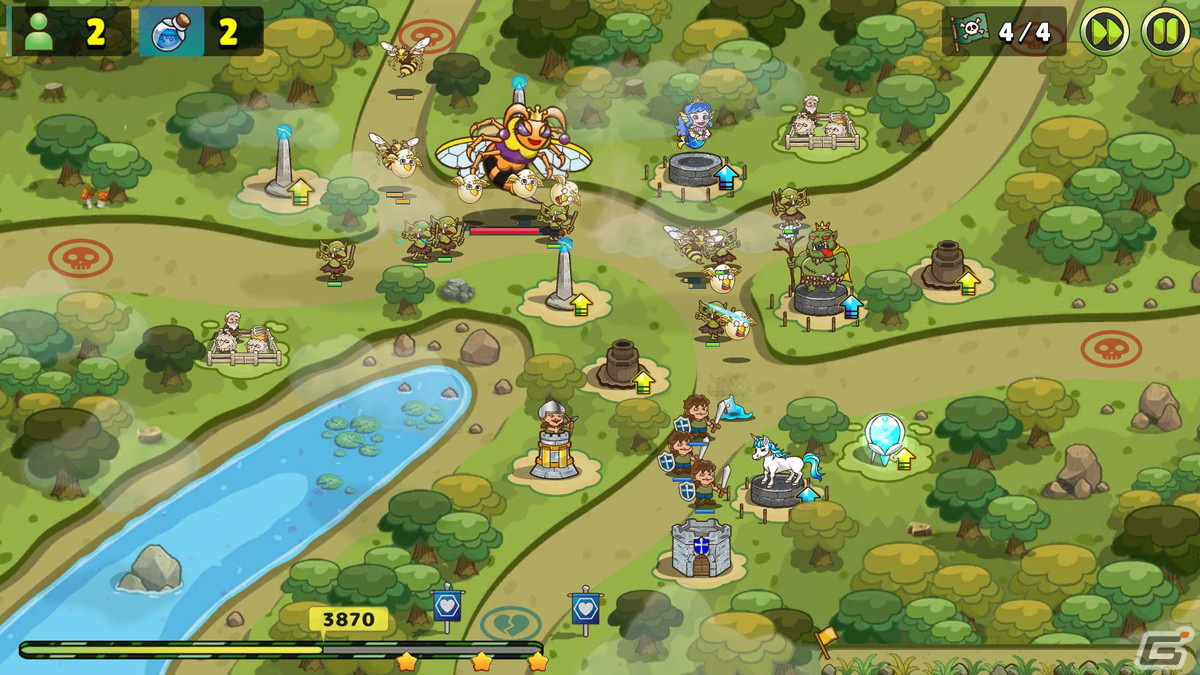 「ルナ＆モンスターズTD ～奪われた魔法の王国～」の体験版がSteamで公開！の画像2
