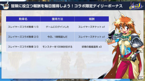 「トーラムオンライン」が「スレイヤーズ」とコラボ！「リナ」など登場キャラクターになりきれる装備が販売の画像3