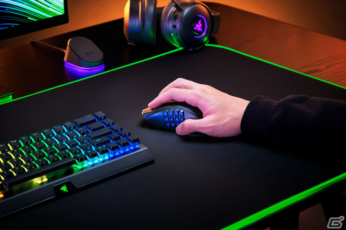 FFXIV」推奨の多ボタンマウス「Razer Naga V2 Pro」とマウス用デバイス