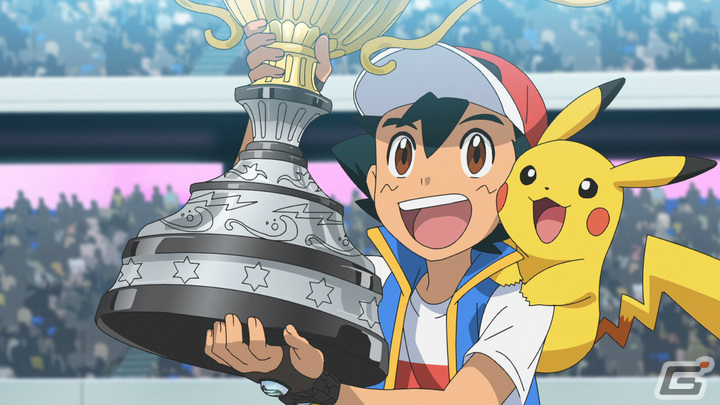アニメ ポケットモンスター サトシがポケモンバトルの世界チャンピオンに 無敗の最強王者ダンデに勝利 Gamer
