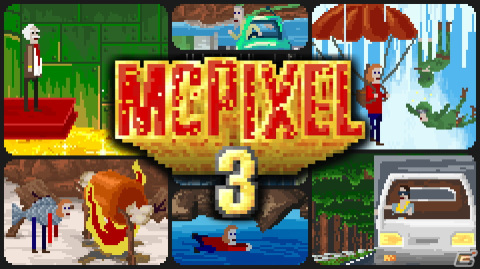 「McPixel 3」が本日配信！次々と襲いかかる危機を型破りな方法で乗り越えるジョークだらけのADVの画像1