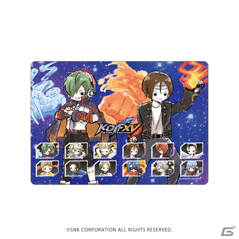 KOF XV ポップアップストア特典 招待状風ポストカード K'チーム 15 SNKの最新タイトル「THE KING OF FIGHTERS XV」発売記念！”世界