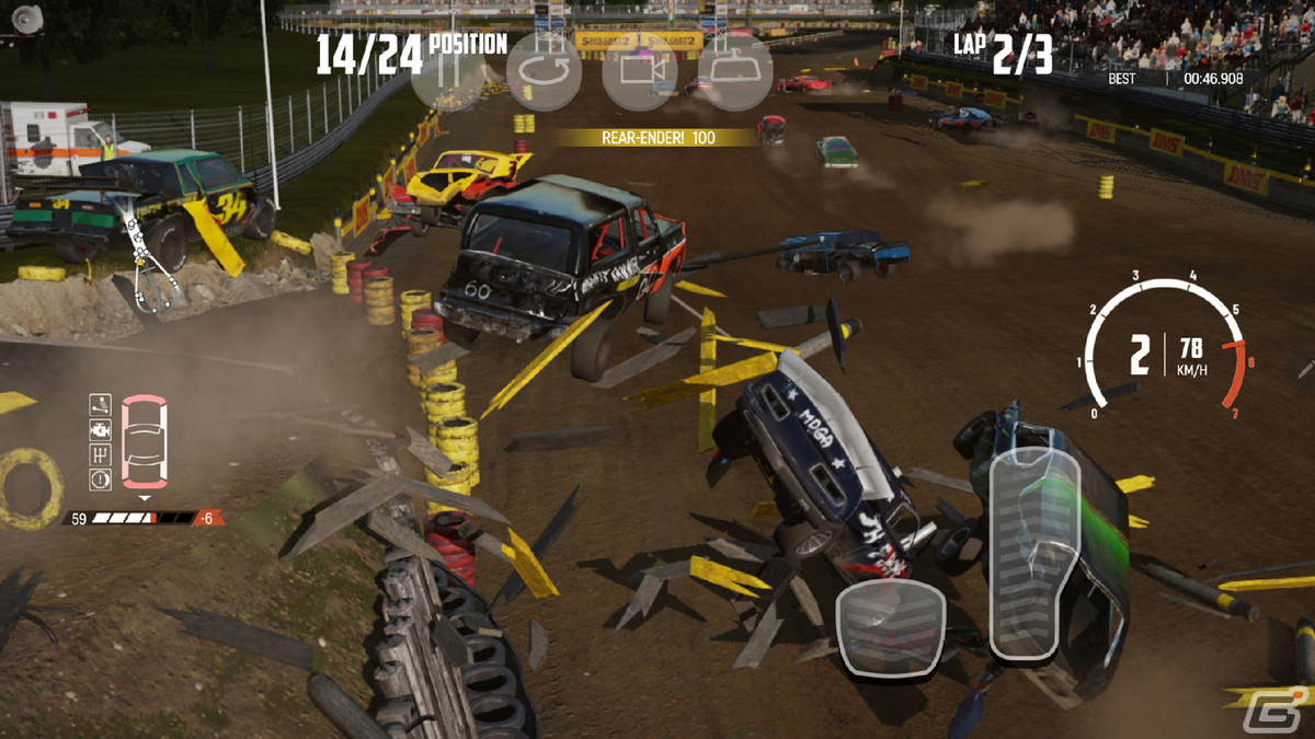 激突レースゲーム「Wreckfest」のiOS/Android版が配信開始！の画像10