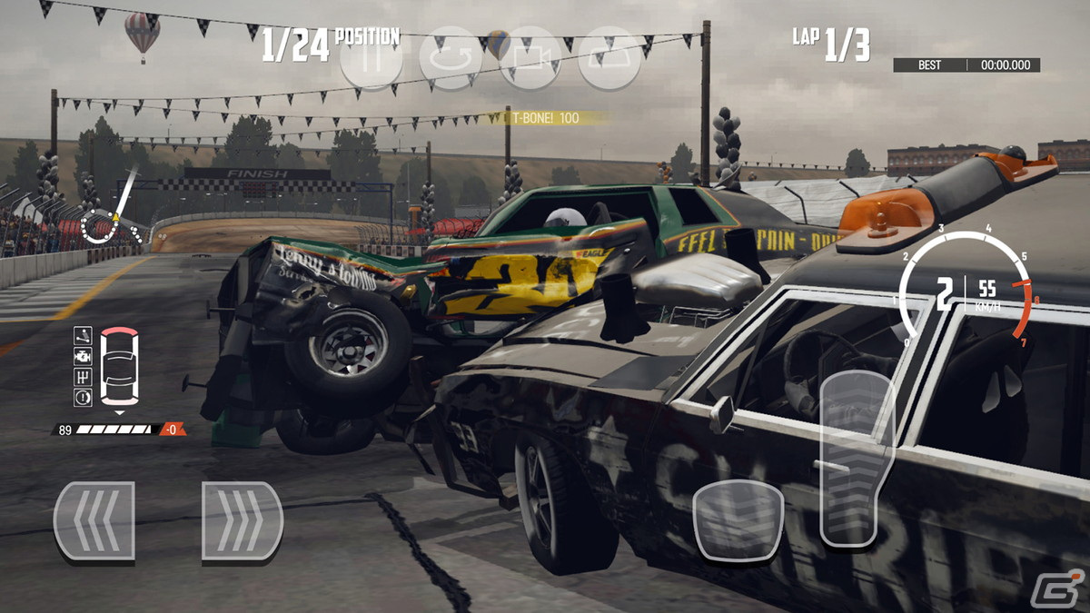 激突レースゲーム「Wreckfest」のiOS/Android版が配信開始！の画像3