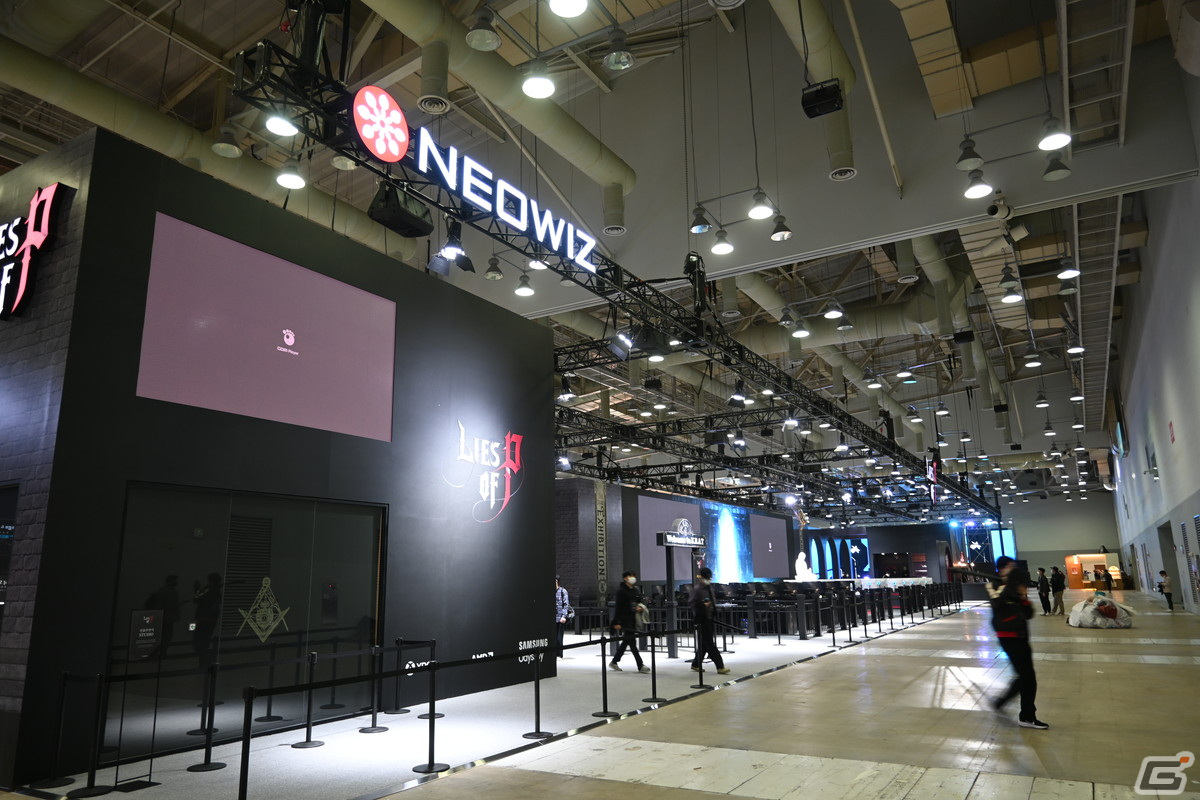 「G-STAR2022」でソウルライクアクションRPG「Lies of P」をプレイアブル出展したNEOWIZブースレポート―Neo QLED 8Kの映像もの画像2