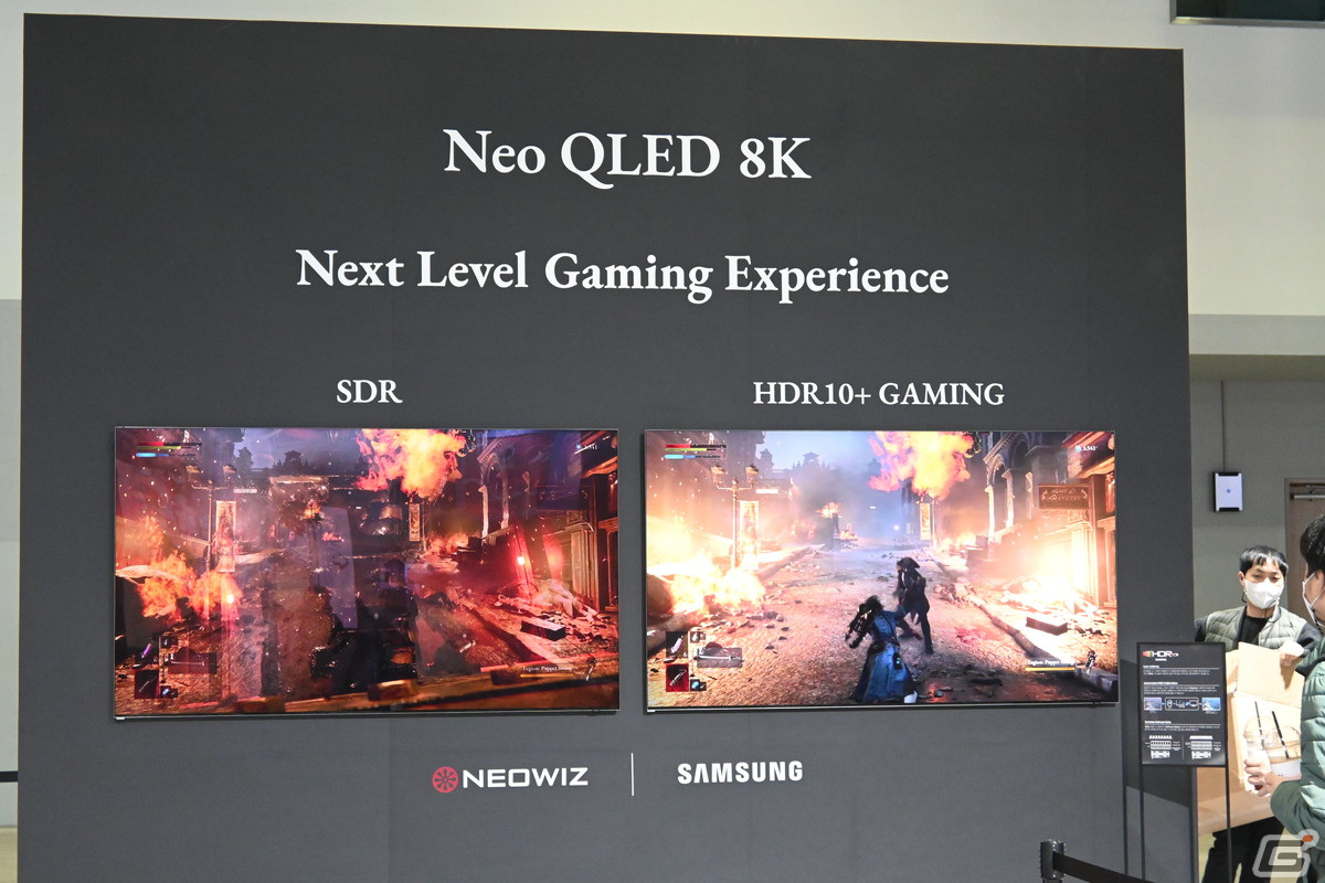 「G-STAR2022」でソウルライクアクションRPG「Lies of P」をプレイアブル出展したNEOWIZブースレポート―Neo QLED 8Kの映像もの画像6