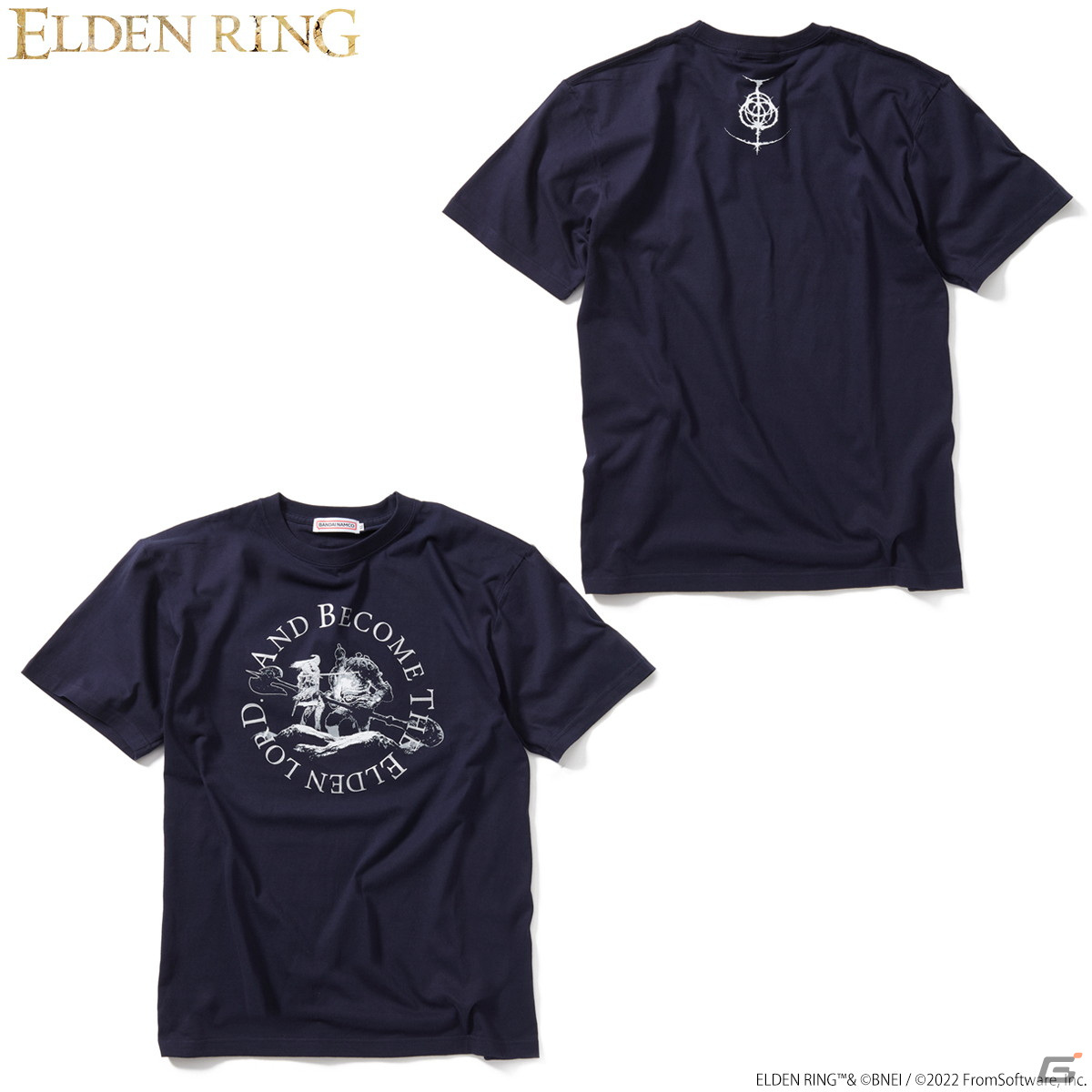 「ELDEN RING」をテーマにしたアパレルコレクションが登場！褪せ人柄やマレニア柄のTシャツなど全7種がラインナップの画像4