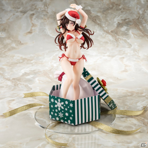 「彼女、お借りします」より「水原千鶴　サンタビキニdeふわもこフィギュア 2nd Xmas」があみあみで先行予約受付中の画像2