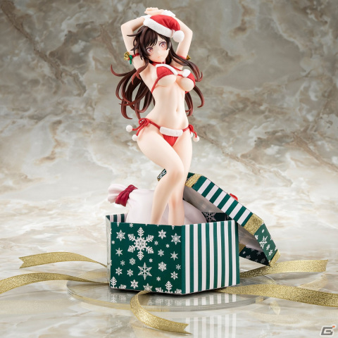「彼女、お借りします」より「水原千鶴　サンタビキニdeふわもこフィギュア 2nd Xmas」があみあみで先行予約受付中の画像3