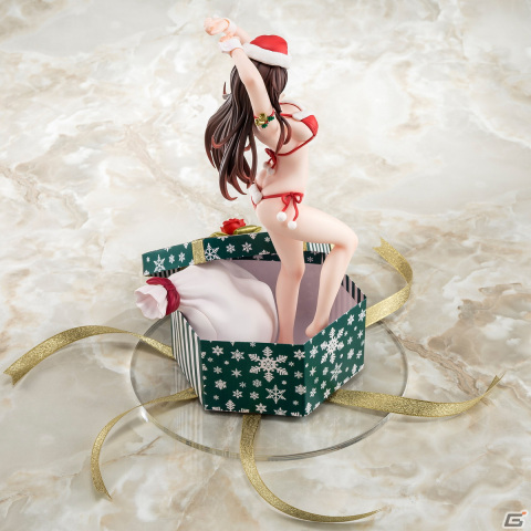 「彼女、お借りします」より「水原千鶴　サンタビキニdeふわもこフィギュア 2nd Xmas」があみあみで先行予約受付中の画像4