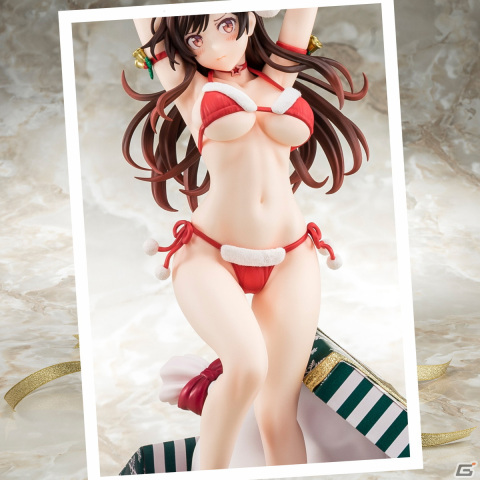 「彼女、お借りします」より「水原千鶴　サンタビキニdeふわもこフィギュア 2nd Xmas」があみあみで先行予約受付中の画像9