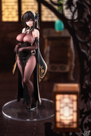 「アズールレーン」鎮海が黒いチャイナドレスを身にまとった姿でフィギュア化！の画像11