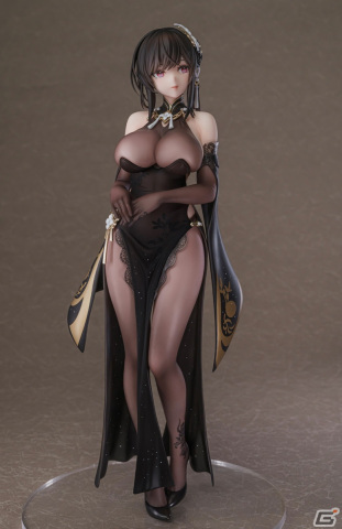 「アズールレーン」鎮海が黒いチャイナドレスを身にまとった姿でフィギュア化！の画像4