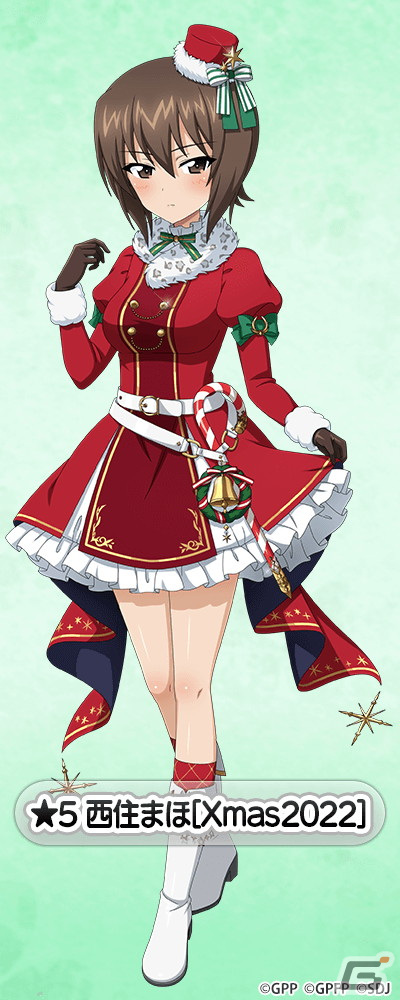 「ガールズ＆パンツァー 戦車道大作戦！」にクリスマス衣装生徒が新登場！ダージリンやケイたちがクリスマスの装いにの画像4