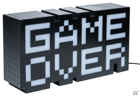 ドットフォントの「GAME OVER」型ルームライトが12月9日より発売！音の強弱に反応して色が変化するリアクティブモードを搭載の画像2