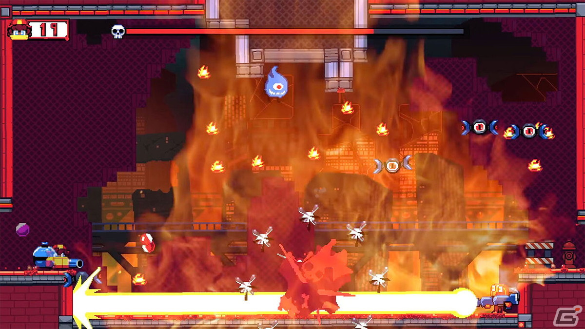 ハチャメチャに強いヒロインを操る2DローグライクACT「チェンソークラブ」がPS4/Switch向けに配信開始！の画像5