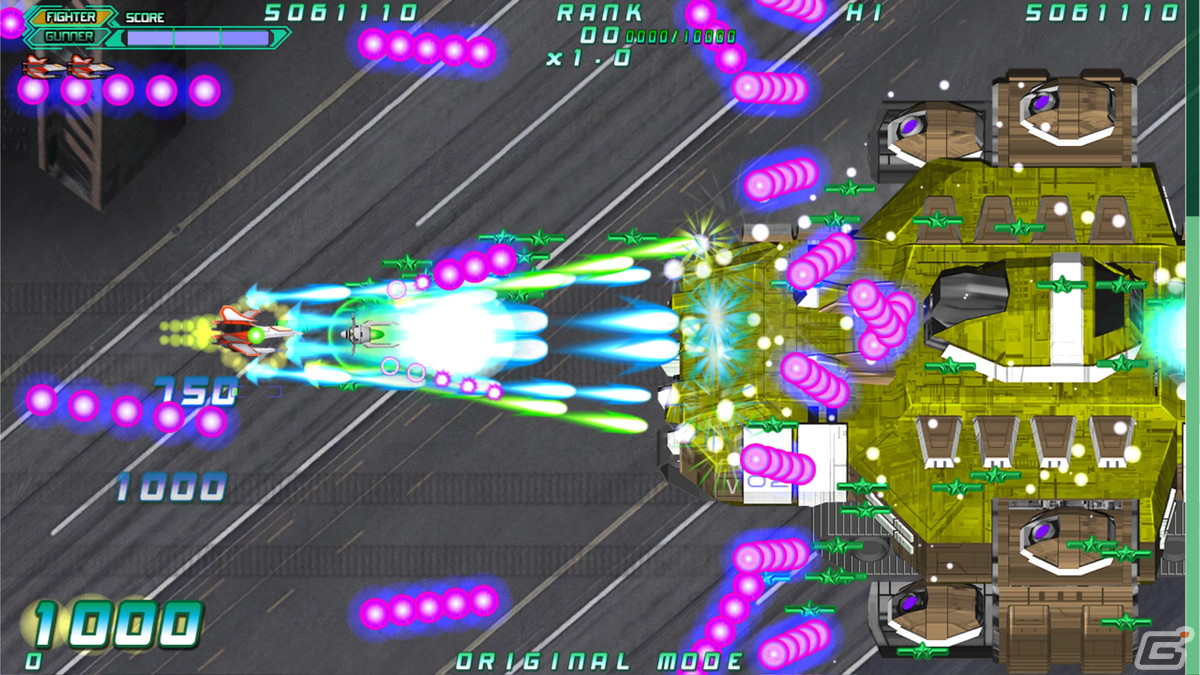 横スクロールSTG「Rolling Gunner」PS4版が配信開始！家庭用専用の追加