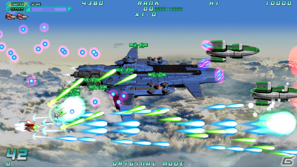 横スクロールSTG「Rolling Gunner」PS4版が配信開始！家庭用専用の追加コンテンツ「Over Power」も収録の画像5