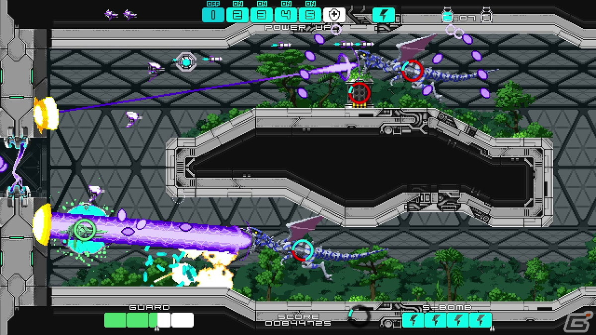 誰でもクリアできる2D横スクロールSTG「DRAINUS」Switch版の配信日が2023年2月2日に決定！の画像4
