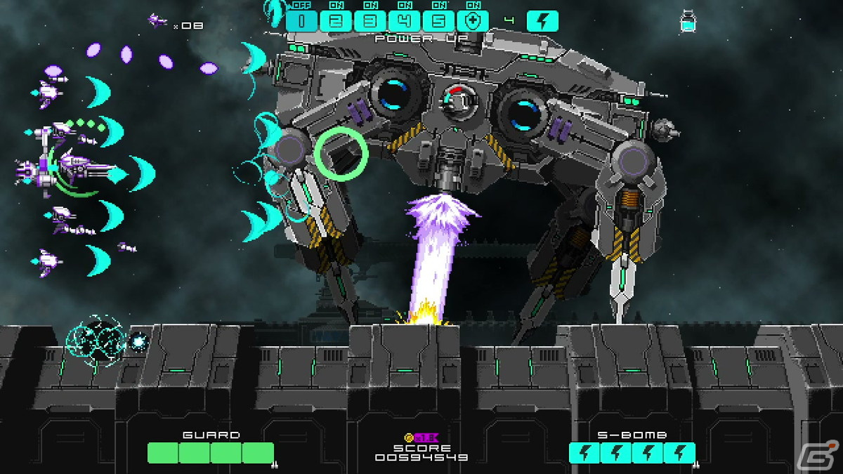 誰でもクリアできる2D横スクロールSTG「DRAINUS」Switch版の配信日が2023年2月2日に決定！の画像7