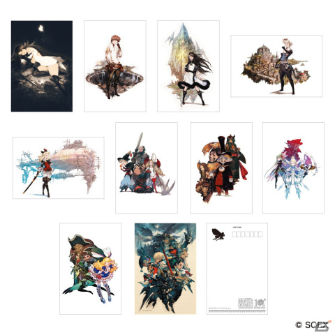 「ブレイブリーデフォルト10周年記念展」ポストカードやインク入りスタンプなど12月9日より販売されるグッズ情報が公開！の画像4