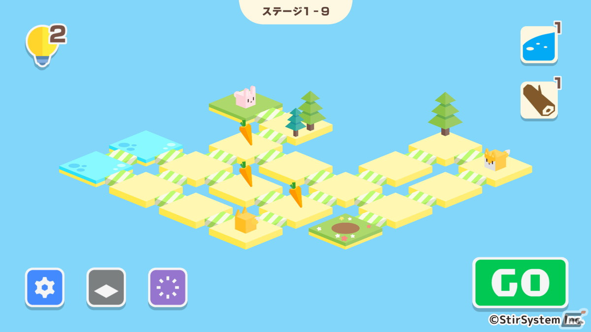 パネルをはめてうさぎを導くパズルゲーム「パネラビ」が配信開始！クマやキツネなどに出会わないようにゴールを目指せの画像6