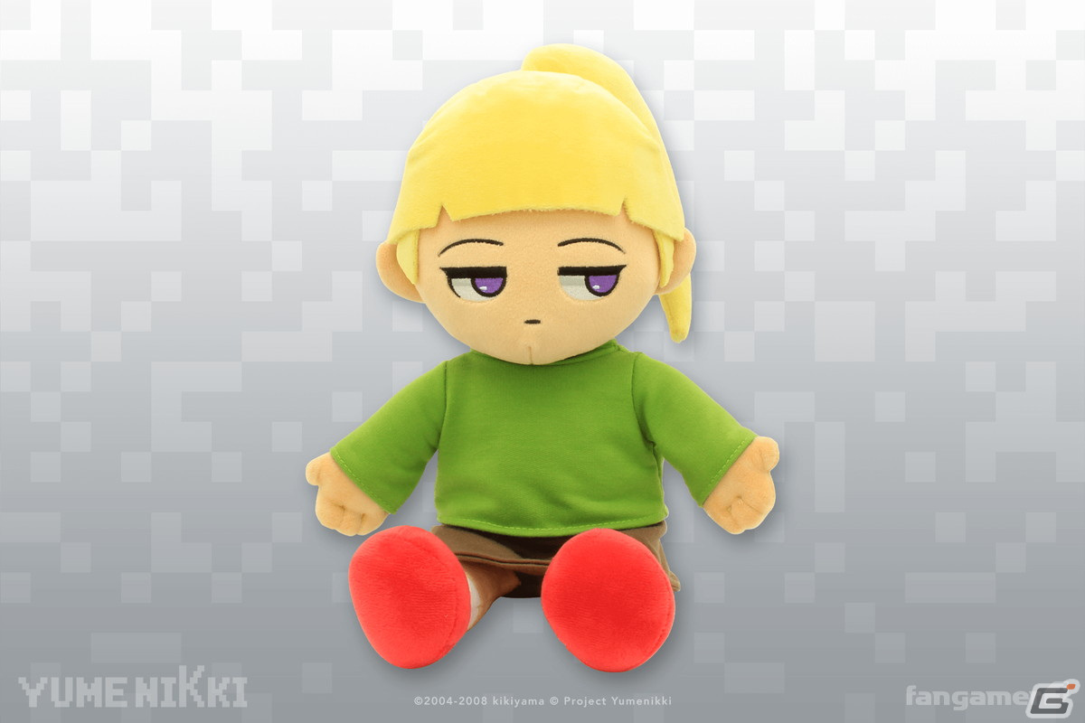 ホラーゲーム「ゆめにっき」のグッズとしてぬいぐるみ、ミニフィギュアポスターが販売開始の画像2